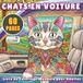 Chats en Voiture Chats en Voiture – Livre de Coloriage Mandala pour Adultes