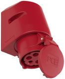 PCE 115-6R CEE-wandcontactdoos 16 A 5-polig 400 V