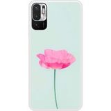 Redmi Note 10 5G Fleur Rose Bedrukt siliconen hoesje
