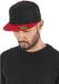 Flexfit Urban Classics Premium 210 Fitted Pet L/XL Zwart/Rood