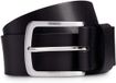 BOSS Leren riem Jor W90 Black zwart