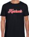Bellatio Decorations Shoppartners Bv Kerstmuts fout Kerst t-shirt - zwart - heren - S