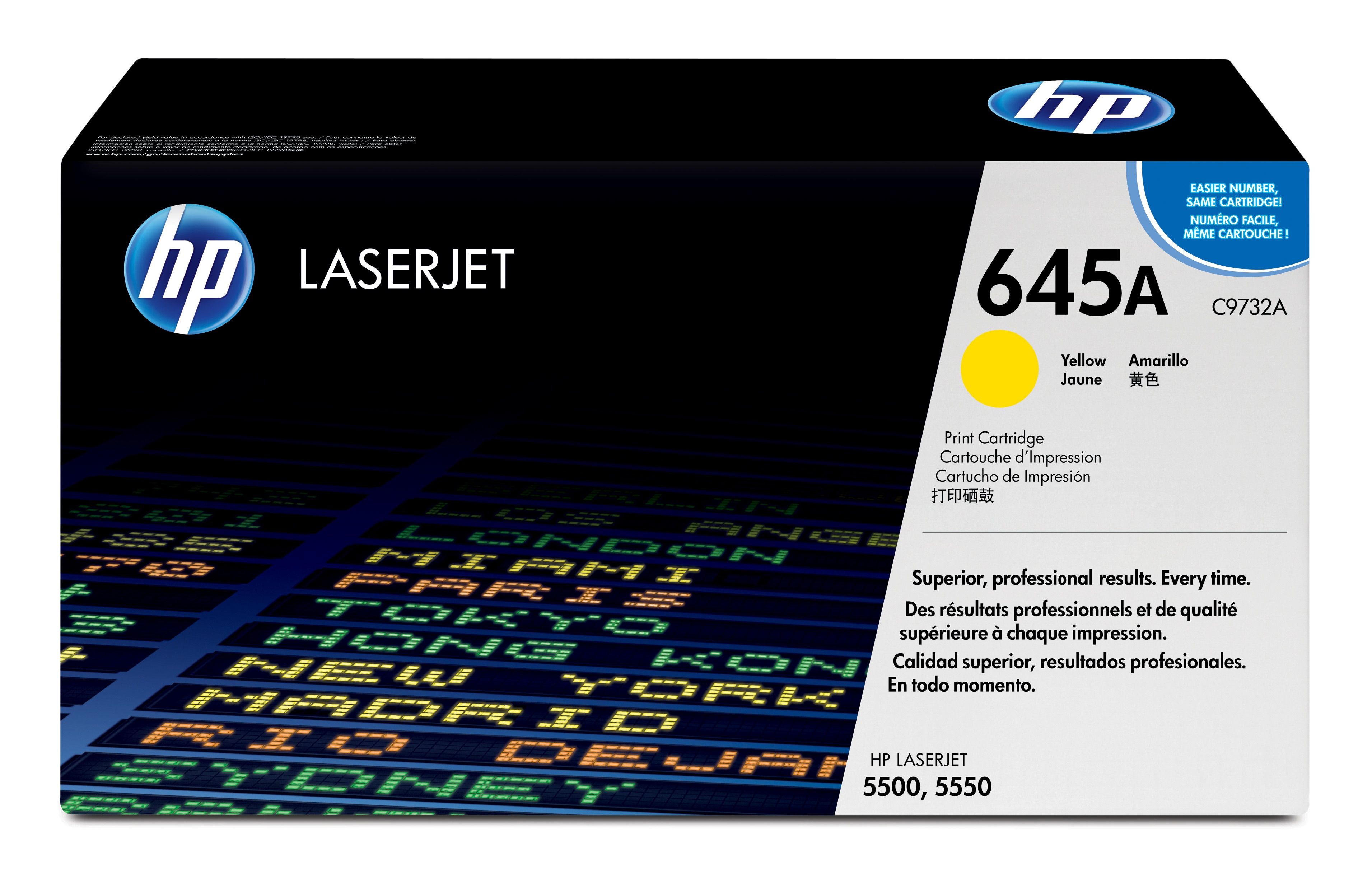 HP 645A Original Yellow Toner Cartridge