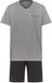 Pastunette - Shortama - Gray Melee - Katoen - Grijs - Maat M