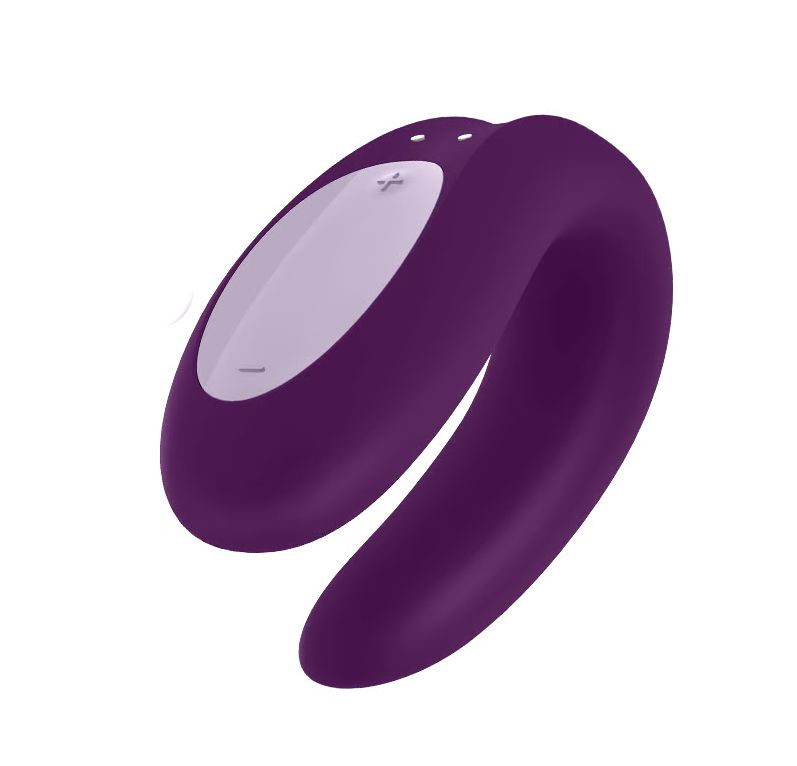Satisfyer Double Joy Connect App Vibrator - Couple Vibrator - Violet