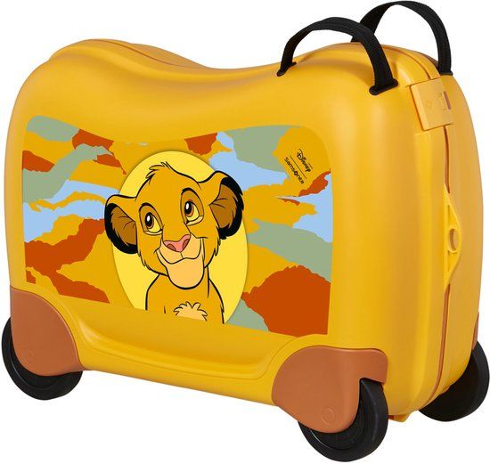Samsonite Kinderkoffer - Dream2Go Disney Ride-on Suitcase Disney Simba geel 52cm