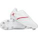 Gilbert chaussures de rugby Sidestep X20 Power 8S - taille 7 - blanc rouge.
