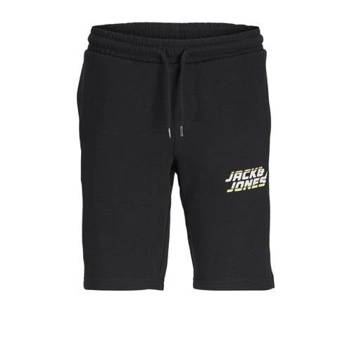 JACK & JONES JUNIOR JPSTKAPPER Logo Sweat Shorts - Black