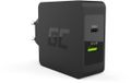 GREEN CELL Oplader USB-C 45W PD Met Kabel USB-C en extra USB port voor Asus ZenBook, HP Spectre, HP Envy x2