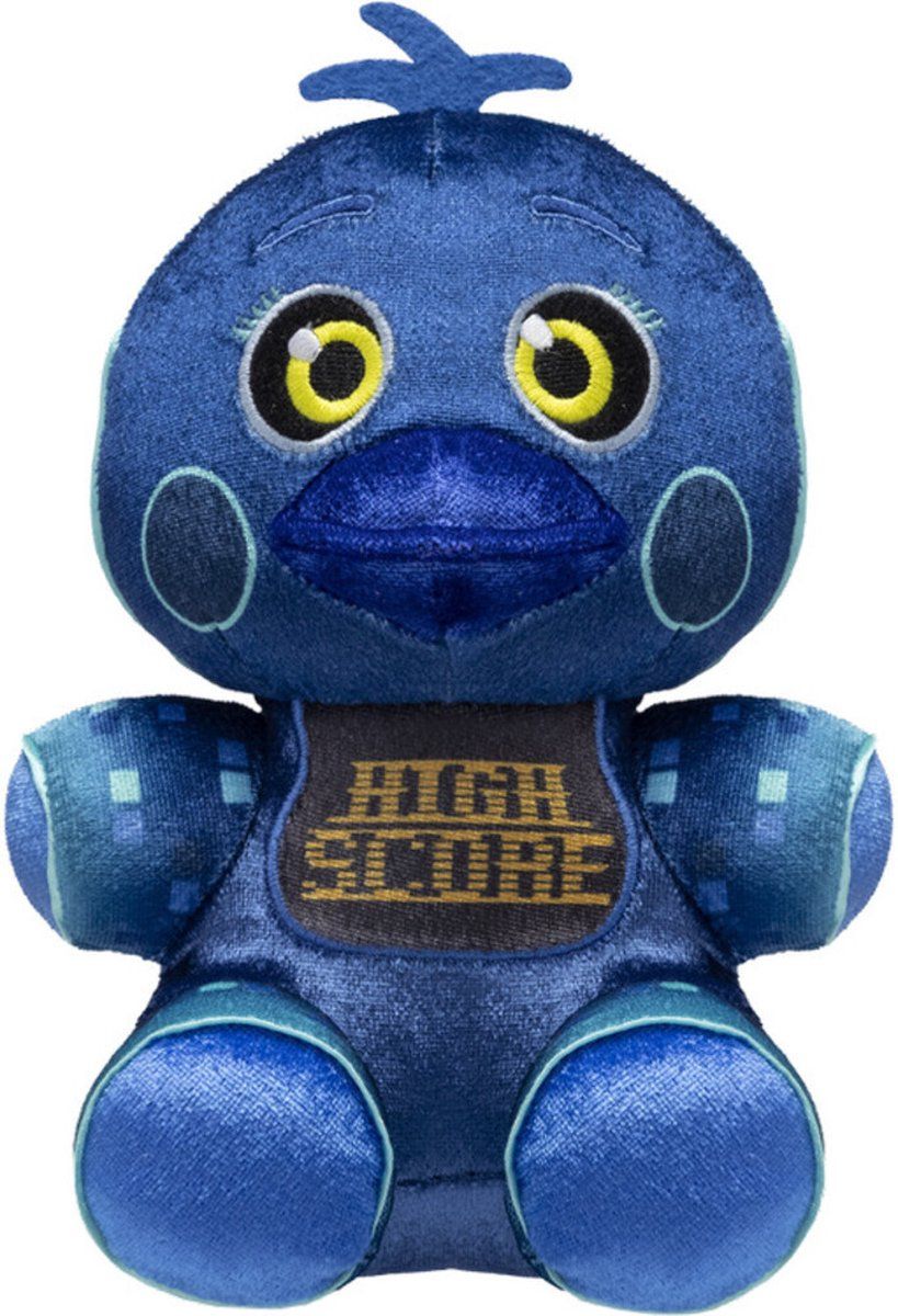 Funko Five Nights At Freddy's High Score Chica Pluche Knuffel - 18 cm - Blauw