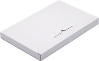 CleverPack Brievenbusbox A4 - 350x230x26mm karton wit - 20 stuks (4 pak a 5)