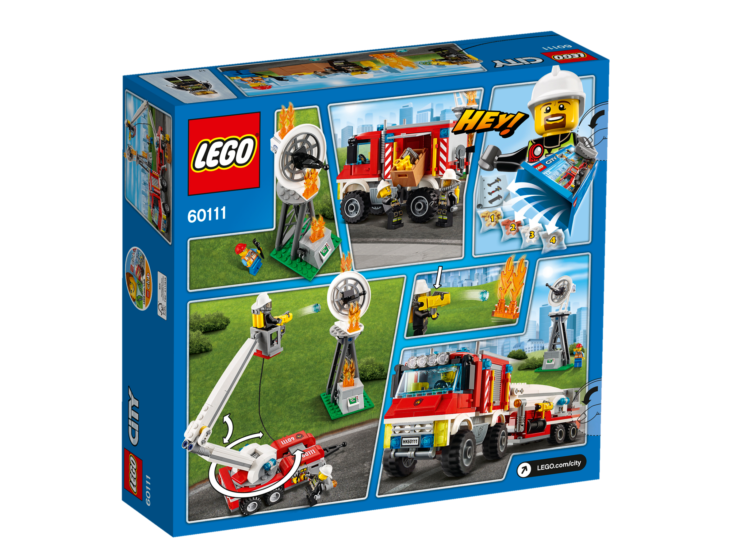 LEGO City Brandweer hulpvoertuig 60111