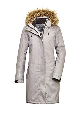 killtec Dames Ostfold Wmn Prk A functionele parka met afritsbare capuchon