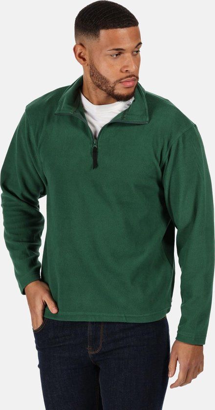 Regatta Fleece Heren Hiking Micro Zip Neck Groen M