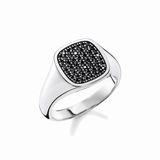 Thomas Sabo TR2389-051-11-68 Ring Unisex 925 Zilver Zwart
