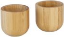 Pebbly Coquetier, Set de 2 Pièces, Bambou - Brun
