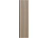 Atmosphera - Set van 4 decoratieve wandpanelen met houten latten Colva - licht eiken effect - 120 x 120 cm