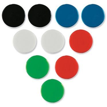 Nobo Magneten 38mm Blauw - 4 stuks