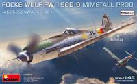 MiniArt Modelbouwpakket Vliegtuigen - 48040 Focke-Wulf Fw 190D-9 - Mimetall Prod. JG 301. Basic Kit - Duits Propellervliegtuig Plastic - 1:48 - Modelbouw