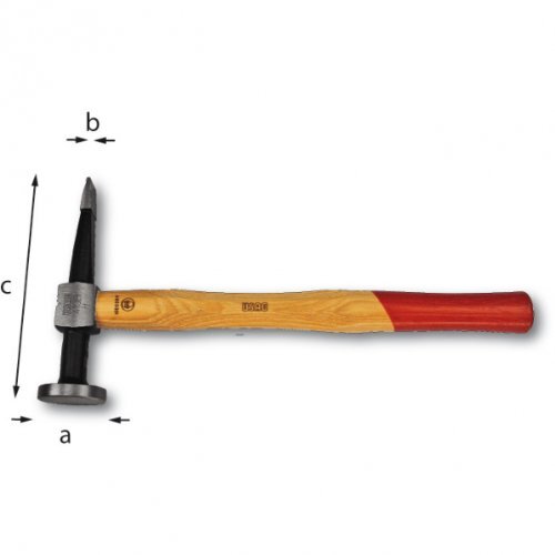 USAG 413 B 40 hamer met ronde (platte kop en rechte, horizontale vin) U04130101
