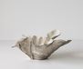 Liora Coupe décorative L52 x P51 x H21 cm Aluminium Platin Opal Faite main