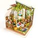 Robotime - DIY Dollhouse Kit - Miller's Garden - Wooden Construction Kit