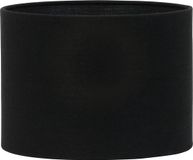 Light & Living Cilinder Lampenkap Livigno - Zwart - Ø30x21cm