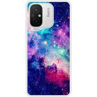 Xiaomi Redmi 12C Galaxie bleue Verstevigd hoesje met sublimatie bedrukking