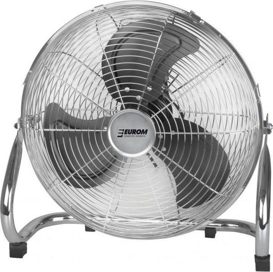Eurom HVF14-2 Professionele Vloerventilator - 35.5 cm - Chroom