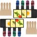 Merkloos Raclette Raclettepannetjes - Vierkant - Anti-aanbaklaag - 8 stuks - Met houten schrapers