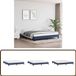 vidaXL Bedframe - Stof - Blauw - 180x200 cm