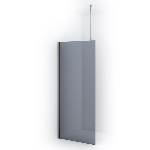 Maxaro Inloopdouche Diamond 90cm 8mm Rookglas Veiligheidsglas Chroom