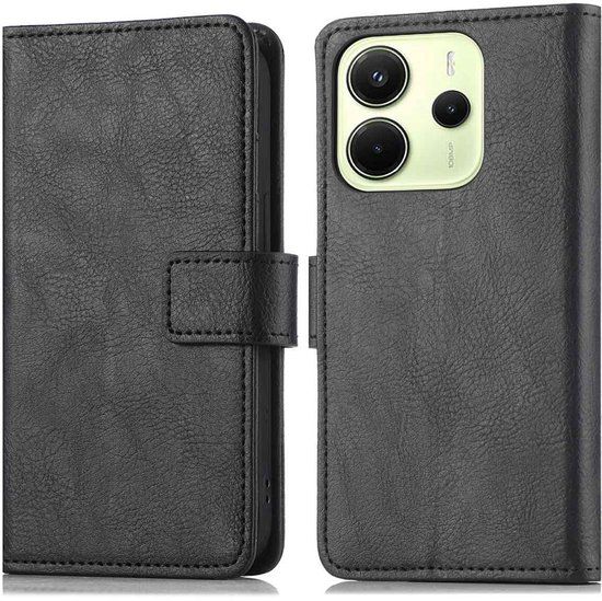 imoshion Luxe Bookcase voor de Xiaomi Redmi Note 14 (4G) - Zwart