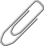 Alco paperclips - 26mm - hoekig - zilver - 100 stuks in doos
