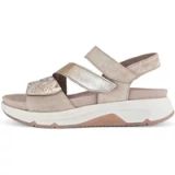 Gabor Rollingsoft Sandales en serpent métallisé velours femme