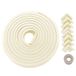 HIMRY KX_TKD7000-Set-Ivory randbescherming hoekbescherming, crème, 5m 8