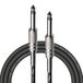 Stagg SGC3DL Gitaarkabel Deluxe standaard, 3 m, zwart, voor muziekinstrumenten