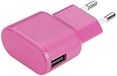 aiino Wall Charger USB-voeding oplader stopcontact 1 USB-poort 1A - roze