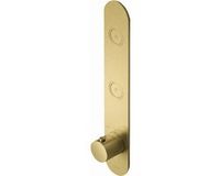 hotbath Douchekraan Cobber Inbouw Thermostatisch Verticaal Geborsteld Messing PVD 2 Pushbuttons