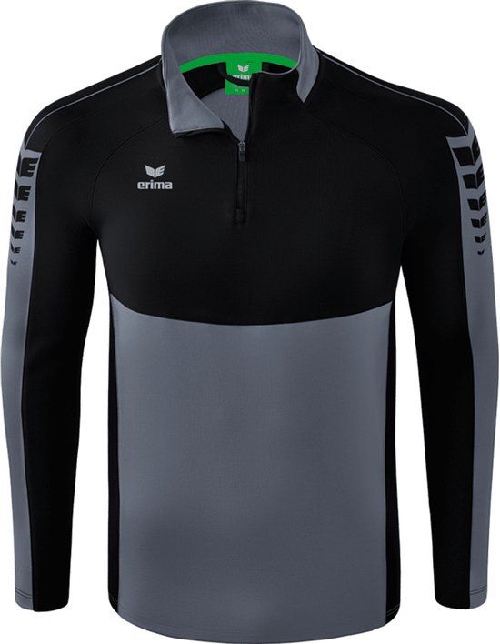 ERIMA Six Wings Trainingstop - Slate Grey-Zwart - Maat XXXL - Heren