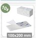 Quadrios 25CA677 Klittenband punten Wit 10 stuks