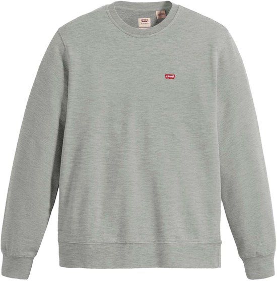 Levi's Heren Sweater - Maat L - Grijs - Katoen