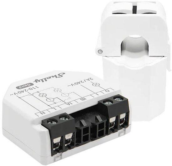 Shelly Shelly EM Gen3 - (1 x 50A CT included) Elektriciteitsmeter Bluetooth, WiFi
