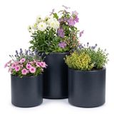 Prosperplast Bloempot Rond Heos R Slim 29cm Antraciet