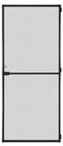 Moustiquaire pour balcon, 100x210 cm, divisé en deux parties, couleur anthracite