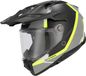 Acerbis Attack Graphique Mat Noir Jaune Adventure Casque Intégral Taille XS
