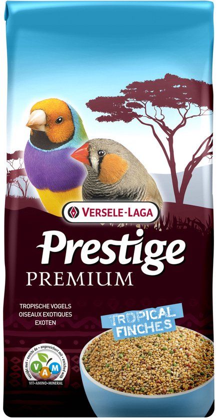 VERSELE-LAGA Prestige Premium Tropische Vogels - Afrikaanse Prachtvinken - Vogelvoer - 20 kg