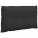 vidaXL Coussin de dossier Noir 80 x 50 cm Microfibre Tissu