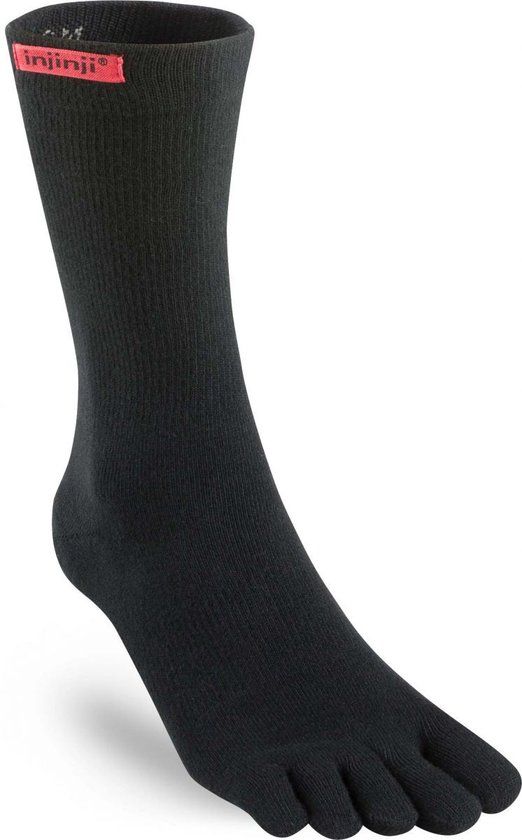 Injinji Sport Original Weight Crew - Black - 37-40