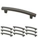 Franklin Brass P29615K-SI-B Pierce keuken- of meubelkast hardware lade handvat trek, 4 inch, zacht ijzer, 10 stuks